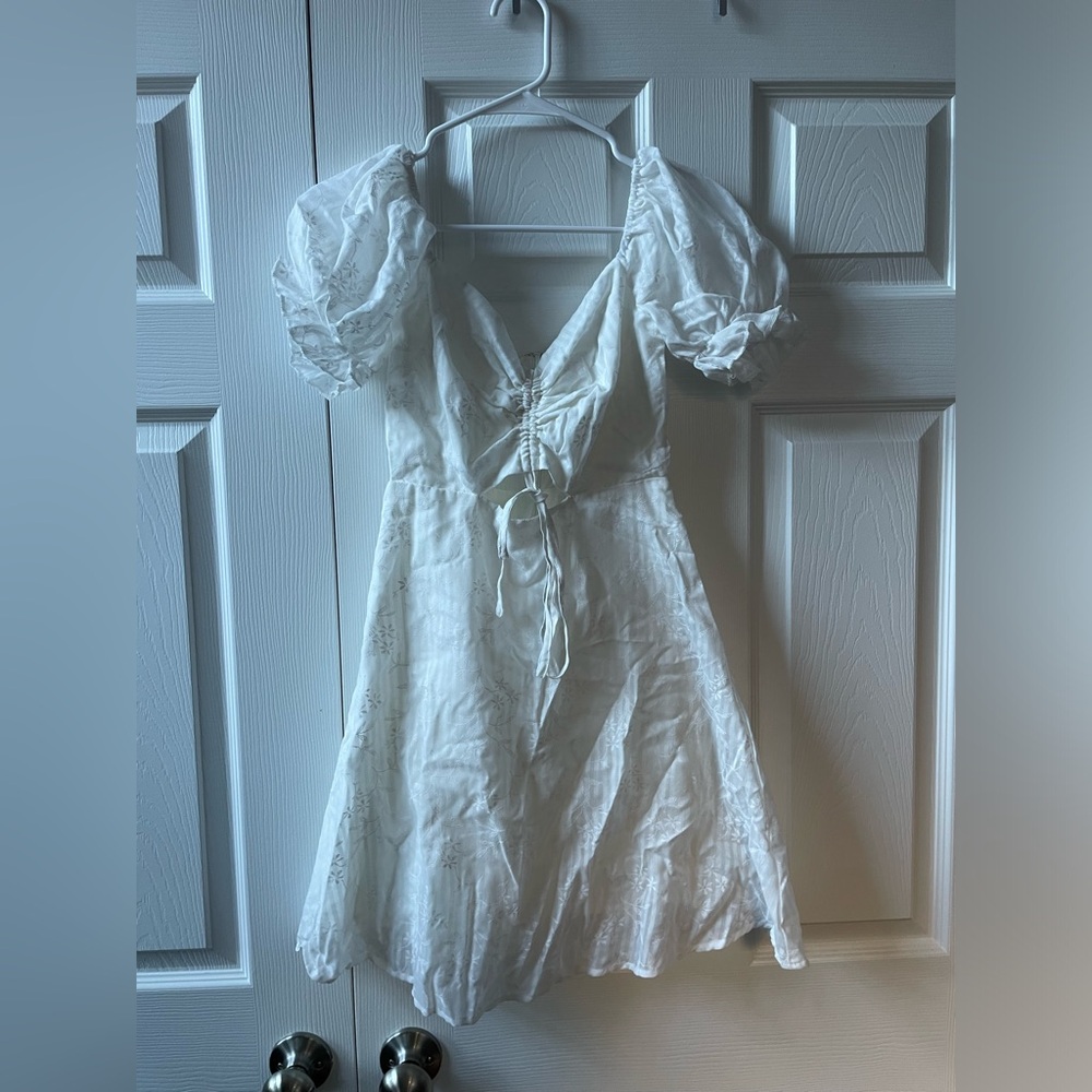 White dress!